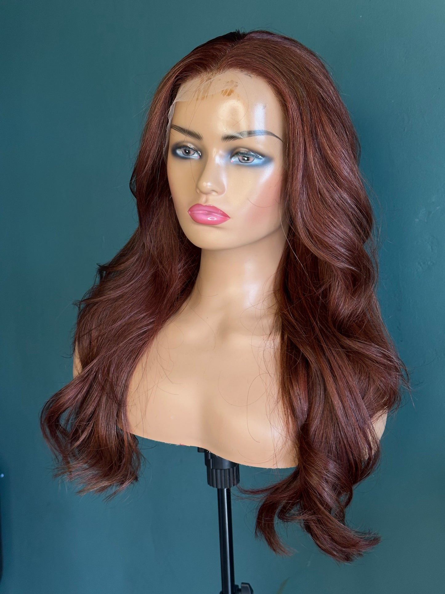Katlin - copper red wig