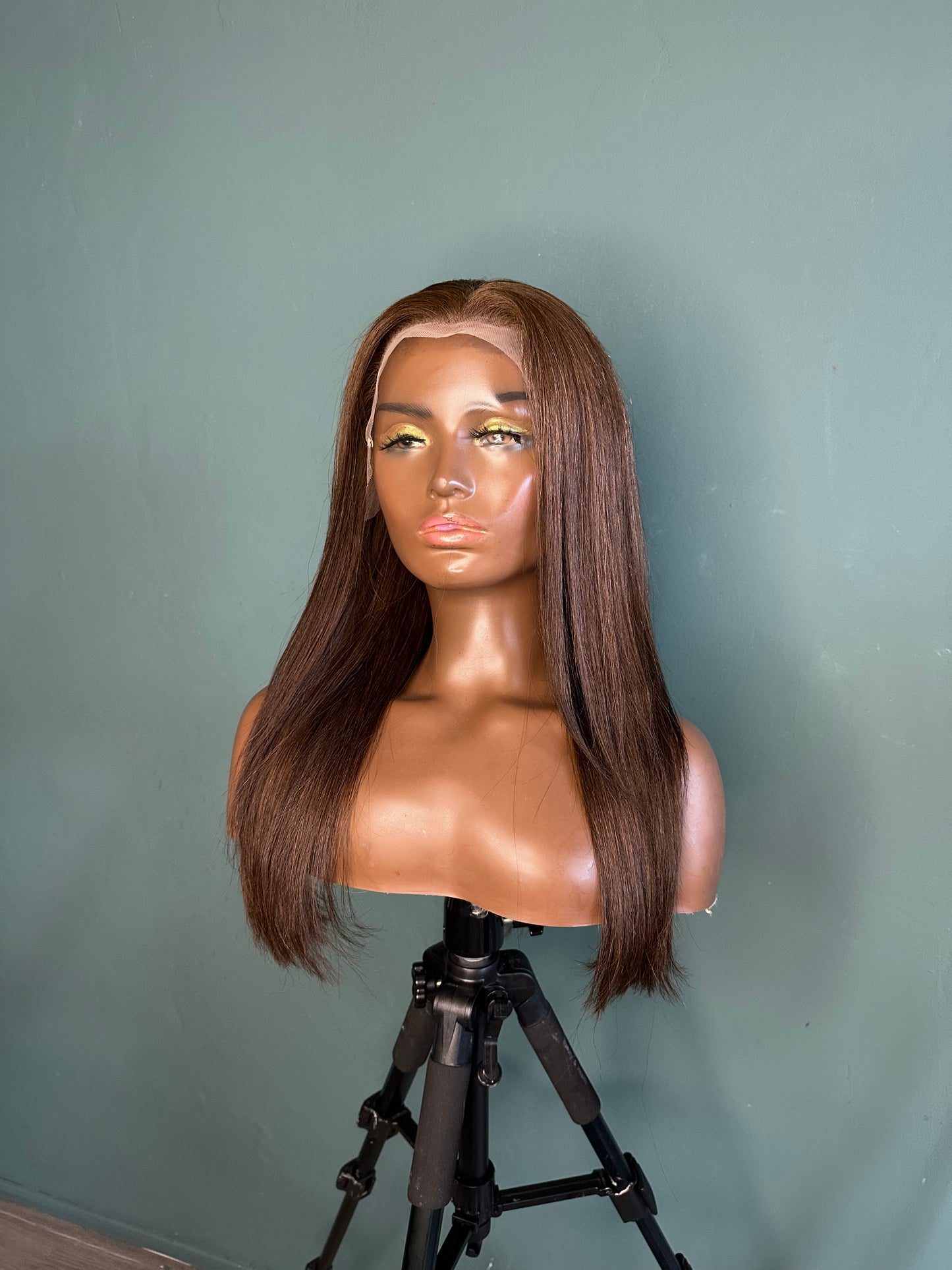 Chocolate - silky straight dark brown color #2