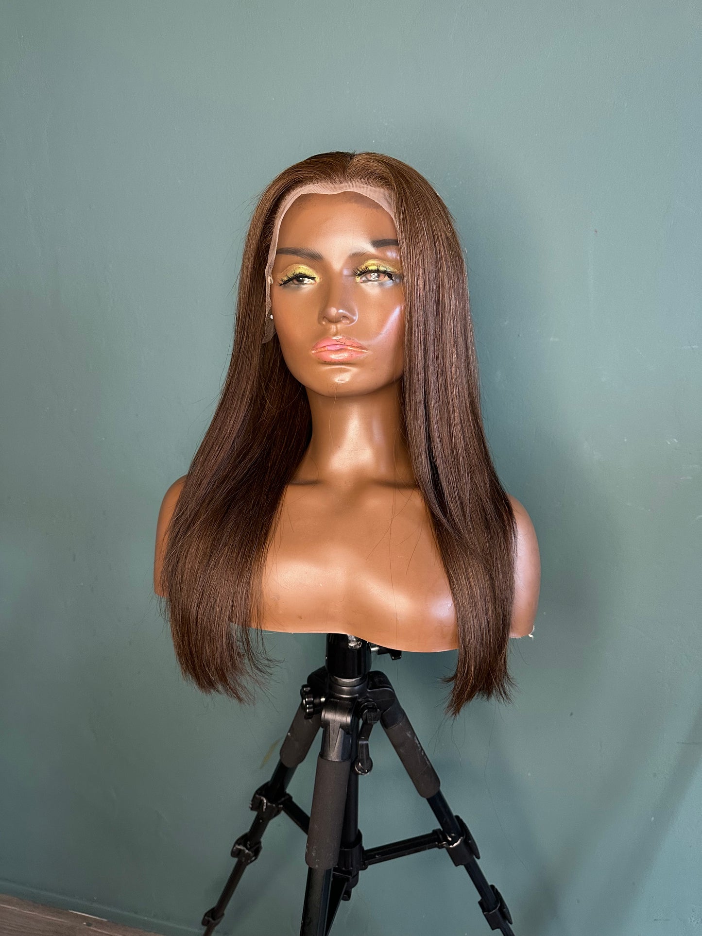 Chocolate - silky straight dark brown color #2