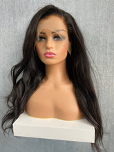 Load image into Gallery viewer, #1b Premium Full lace wig straight - pruiken
