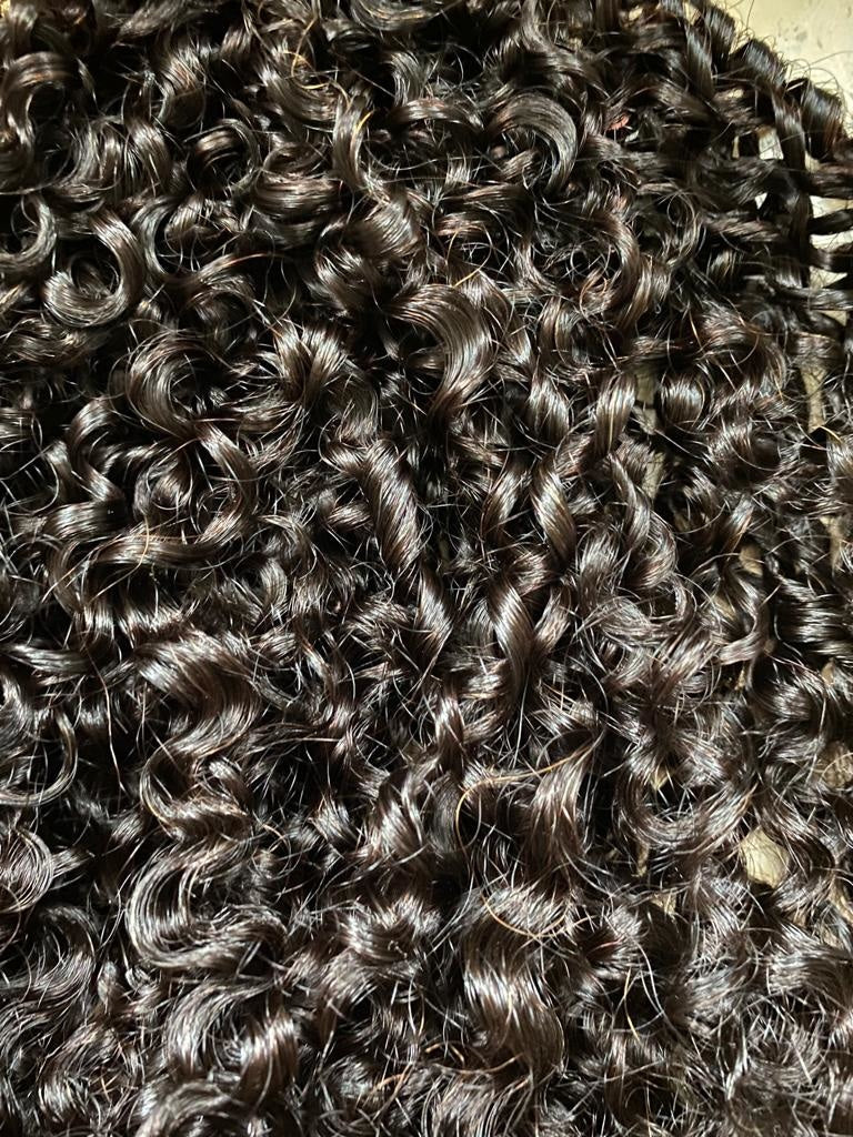 Tape ins jelly spiral curly